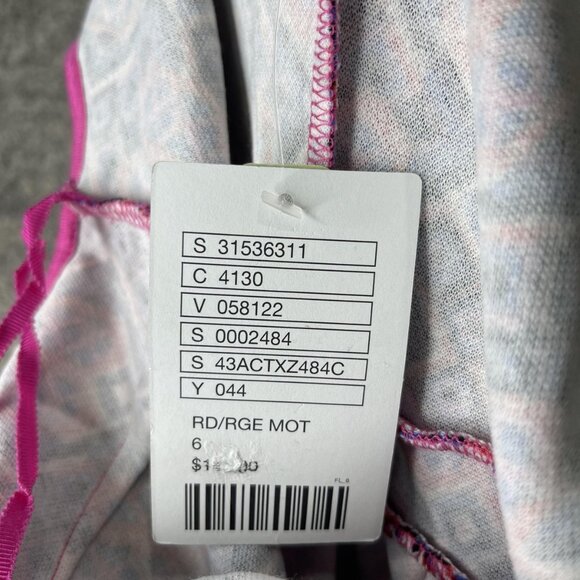 Maeve Dress Womens 6 Purple Red Geometric Fit & Flare Border Print Exposed Zip - Picture 7 of 8